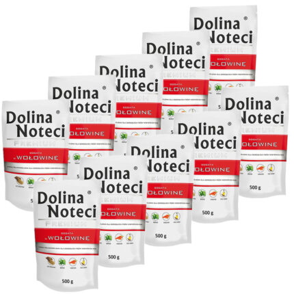 Dolina Noteci Premium bogata w wołowinę saszetka 10 x 500 g